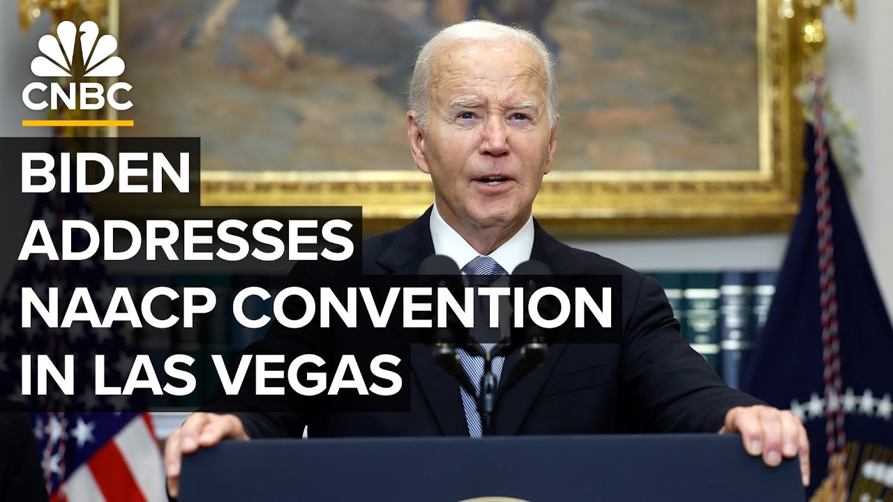 President Biden addresses the NAACP convention in Las Vegas, Nevada — 7/16/24