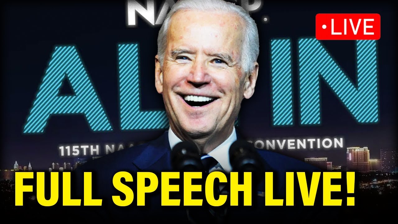 LIVE: President Biden SPEECH at NAACP National Convention