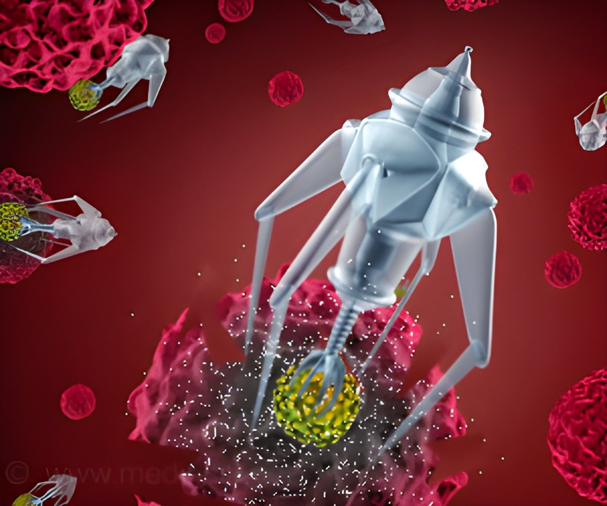 Nanorobot Packs a Hidden Punch Against Cancer Cells