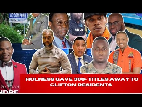 Cpl Sekou Medder Suicide or Murdered? Holness Gave 300+ Titles Away to Clifton Residents