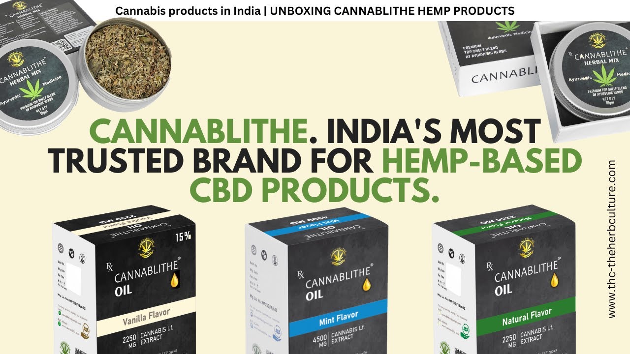 🍃 Hemp CBD Products India | Ayurvedic Cannabis | #unboxing