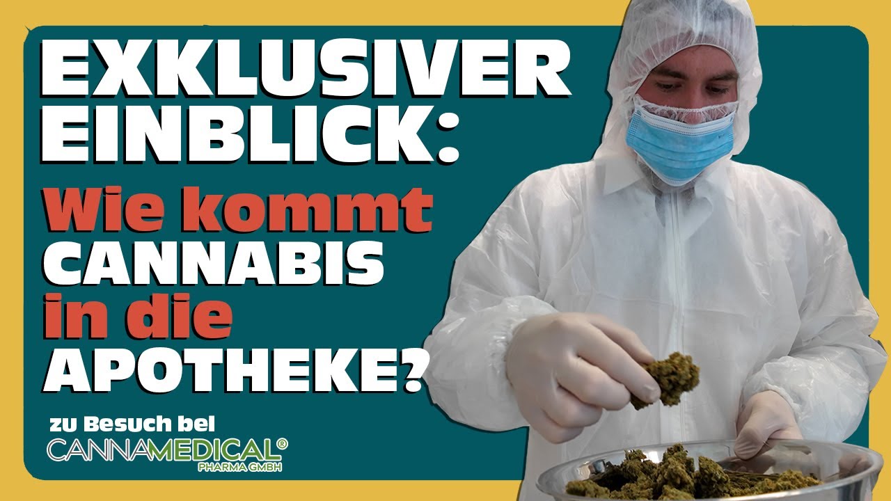 EXKLUSIV: WIE kommt das CANNABIS in die APOTHEKE? mit DAVID HENN im Cannamedical Vertriebszentrum