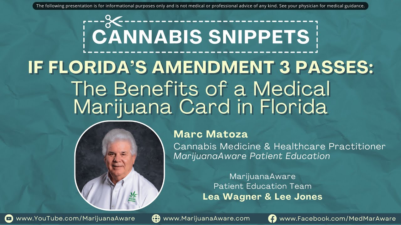 If Florida’s Amendment 3 Passes: The Benefits of a Medical Marijuana Card in Florida