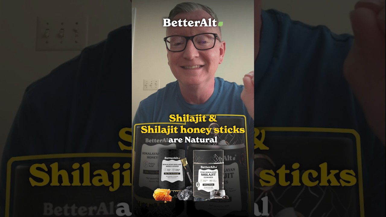 Shilajit and Shilajit honey sticks are natural or not?#betteralt #naturalshilajit