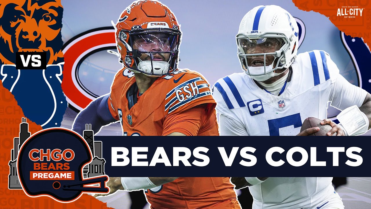 BEARS PREGAME: Caleb Williams, Chicago Bears take on Anthony Richardson and Colts | CHGO Bears