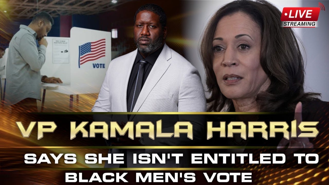 VP Kamala Harris Says She Isn't Entitled To Black Men's Vote Just Because She's Black