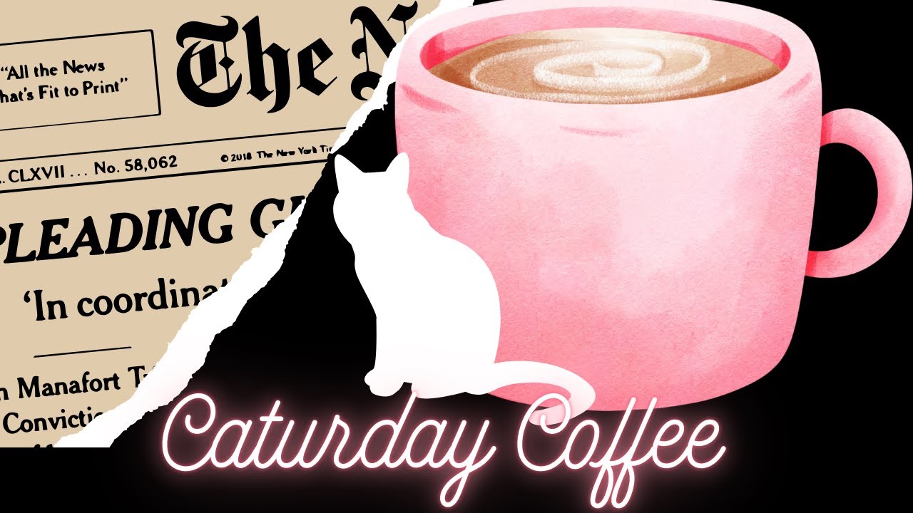 CATURDAY COFFE AND CHIT CHAT #celebgossip #royalnews #cats #coffee