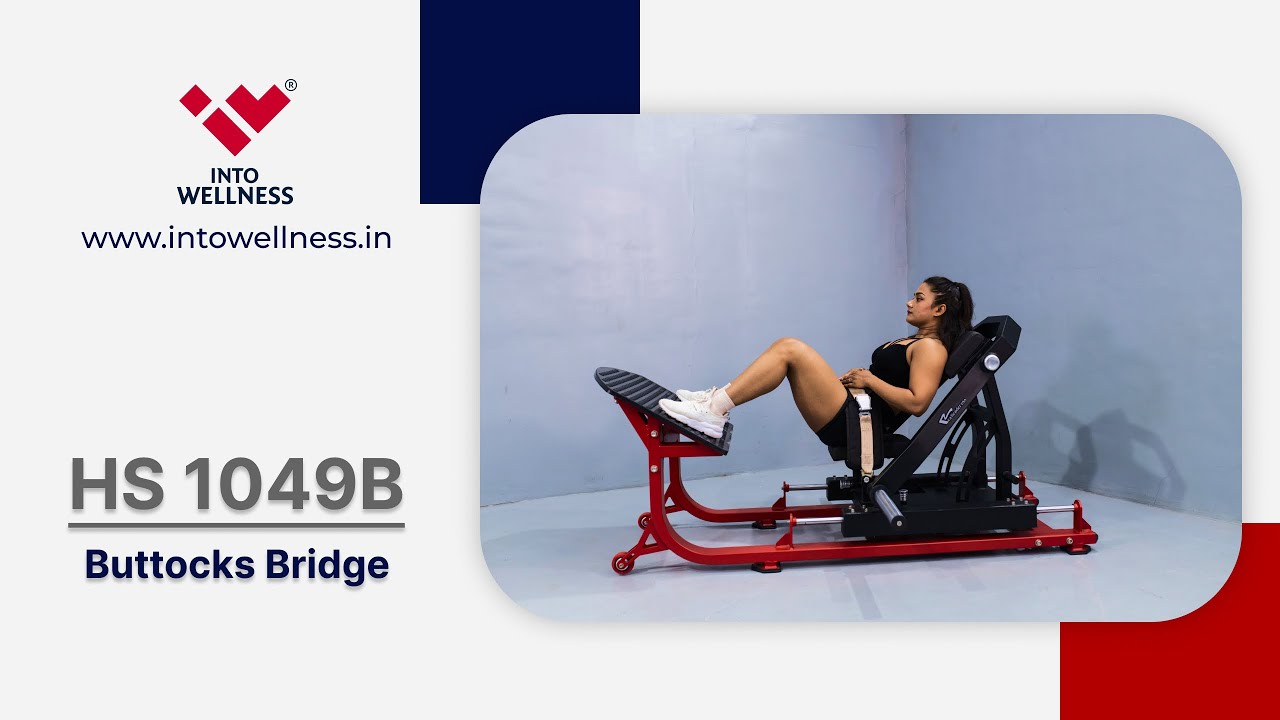 Strengthen Your Legs with HS 1049B Buttocks Bridge Machine by Into Wellness/Realleader USA