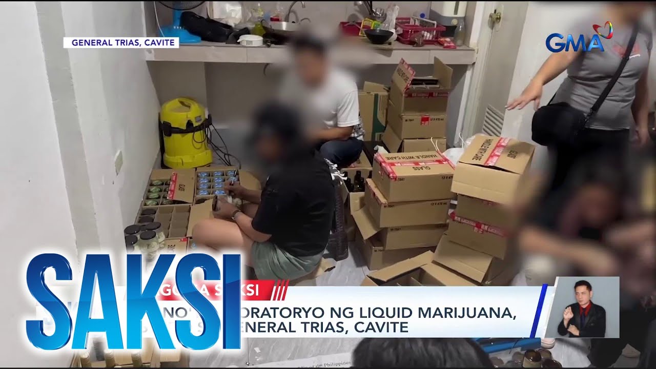 Umano'y laboratoryo ng liquid marijuana, bistado sa General Trias, Cavite | Saksi