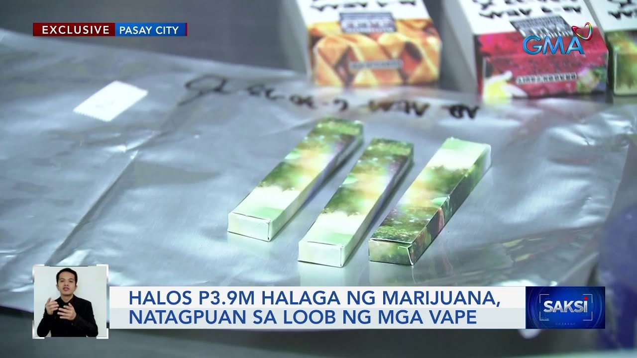 Halos P3.9M halaga ng marijuana, natagpuan sa loob ng mga vape | Saksi