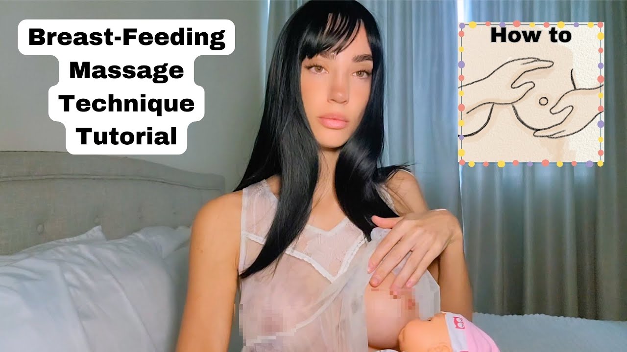 [4K USA HouseWife] Breast Massage | How to Breast feed?