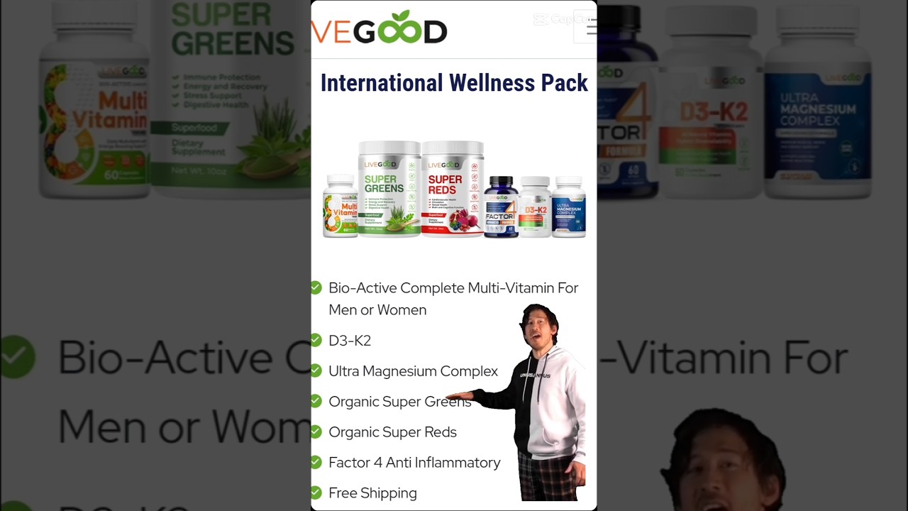 INTERNATIONAL Wellness Pack. FREE shipping