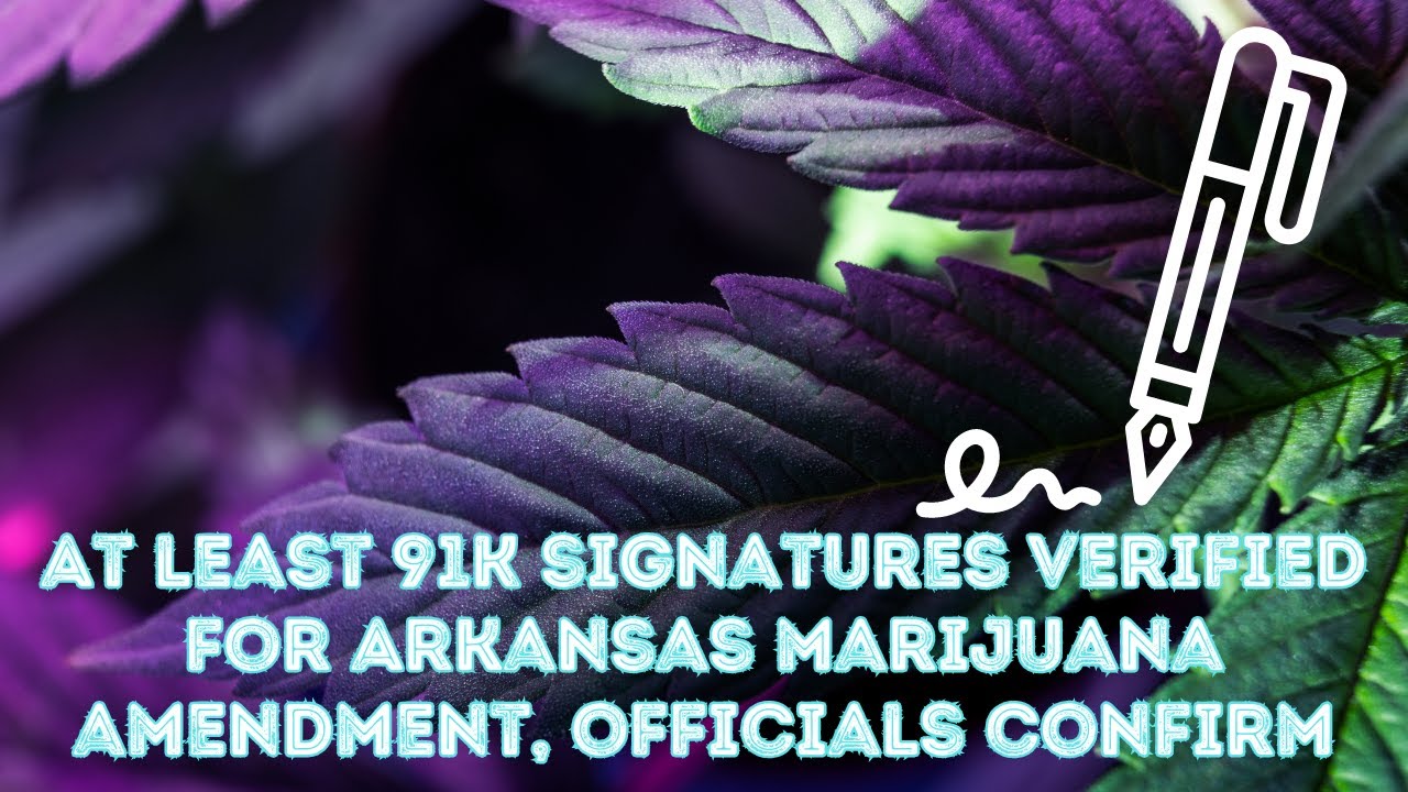 At least 91K signatures verified for Arkansas marijuana amendment, officials confirm