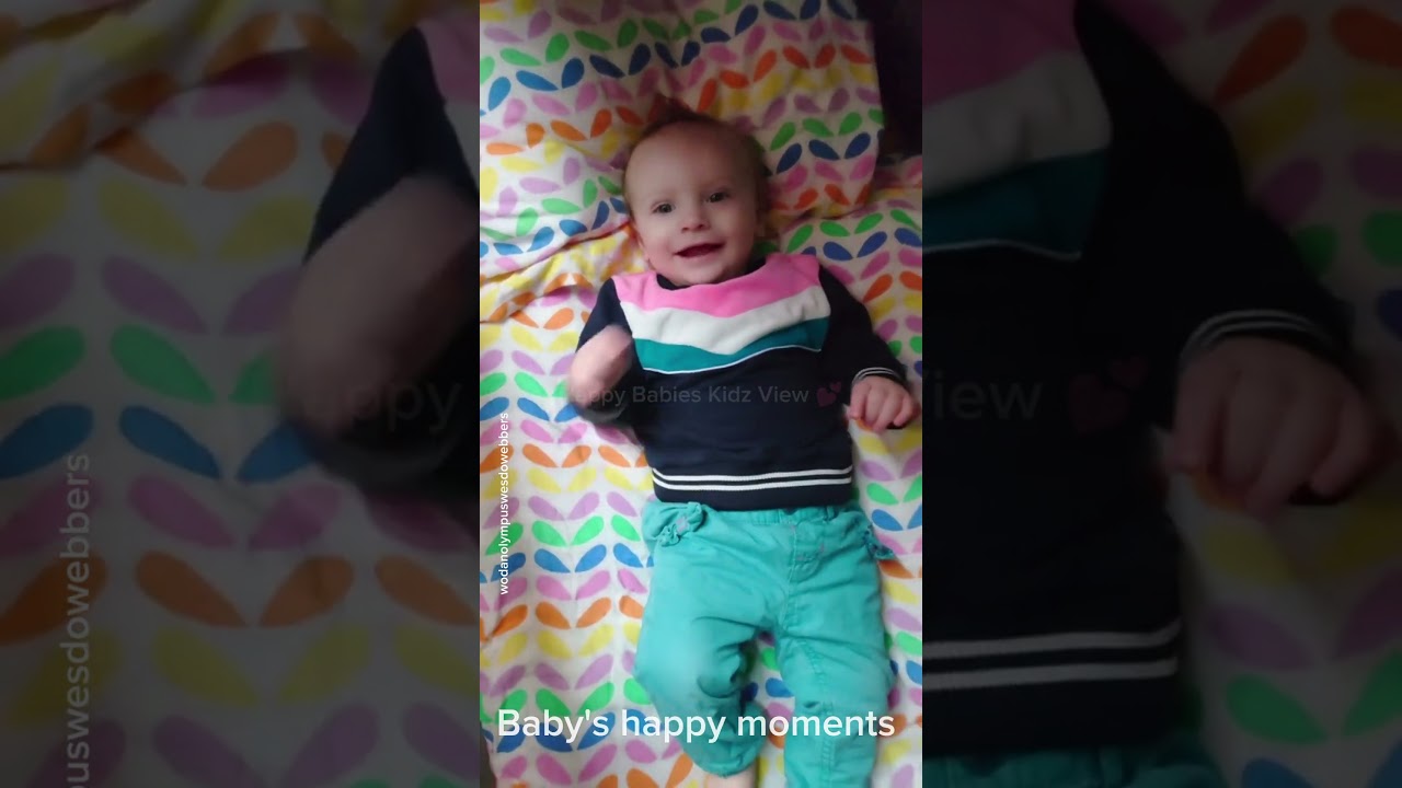 happy moments of cutie baby 💝 Happy Babies Kidz View 💕 #happybabieskidzview