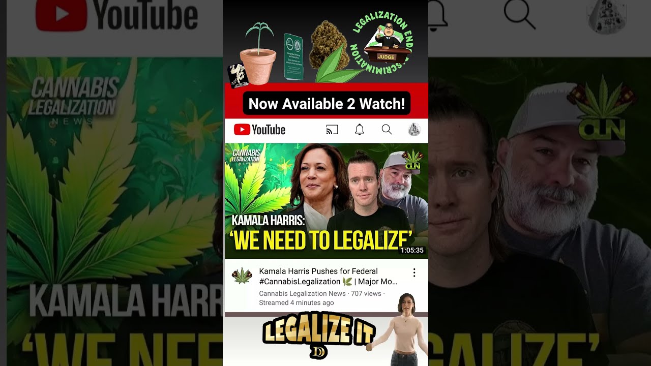 Kamala Harris & Federal Marijuana Law!! ☆♤☆ 🔥💯🌟🌎 #highlights #legal #shorts