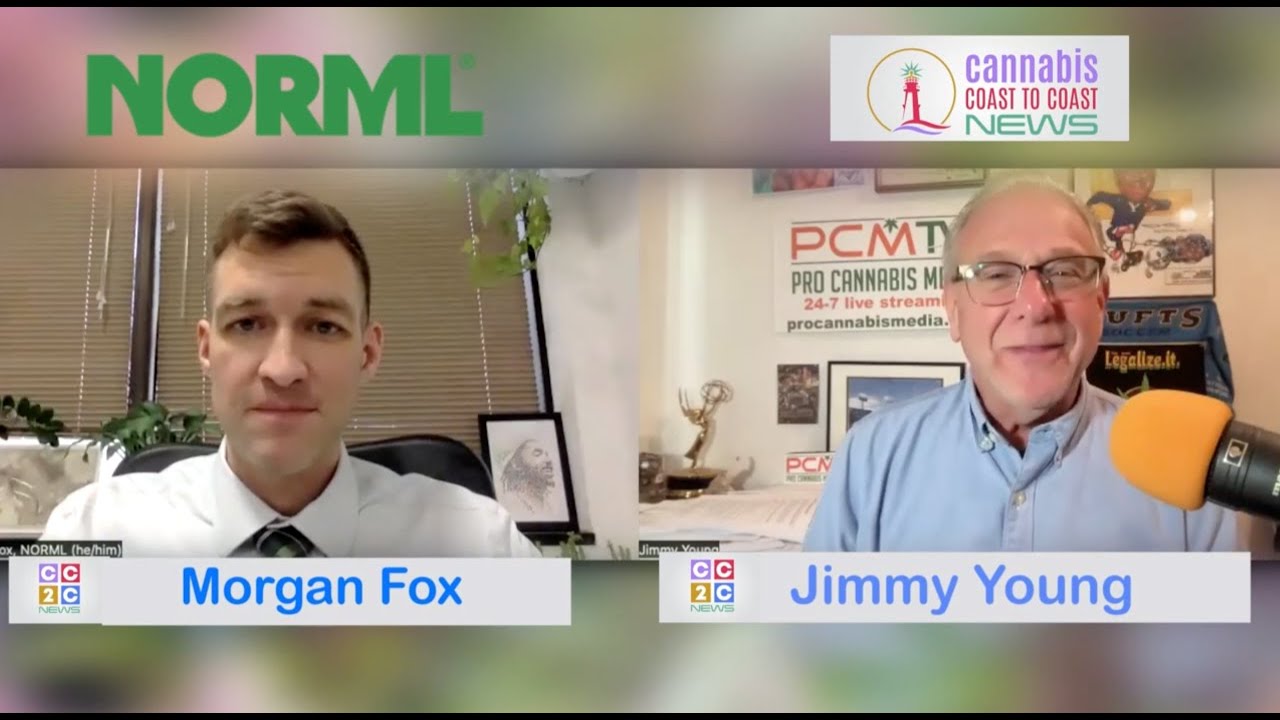 Legalization update with Morgan Fox of NORML full interview Special Report w/PCM Founder Jimmy Young