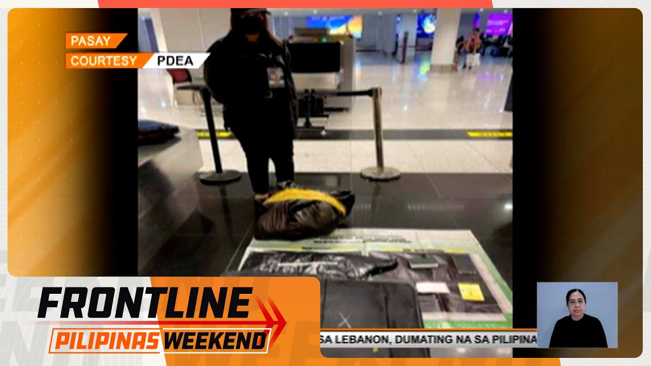 Higit P42.1 milyong halaga ng shabu, nasabat sa isang South African sa NAIA | Frontline Weekend