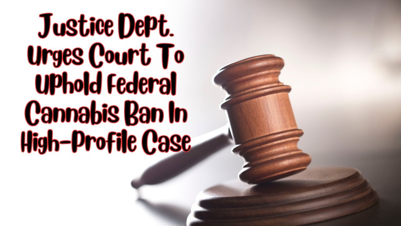 Justice Dept. Urges Court To Uphold Federal Cannabis Ban In High-Profile Case