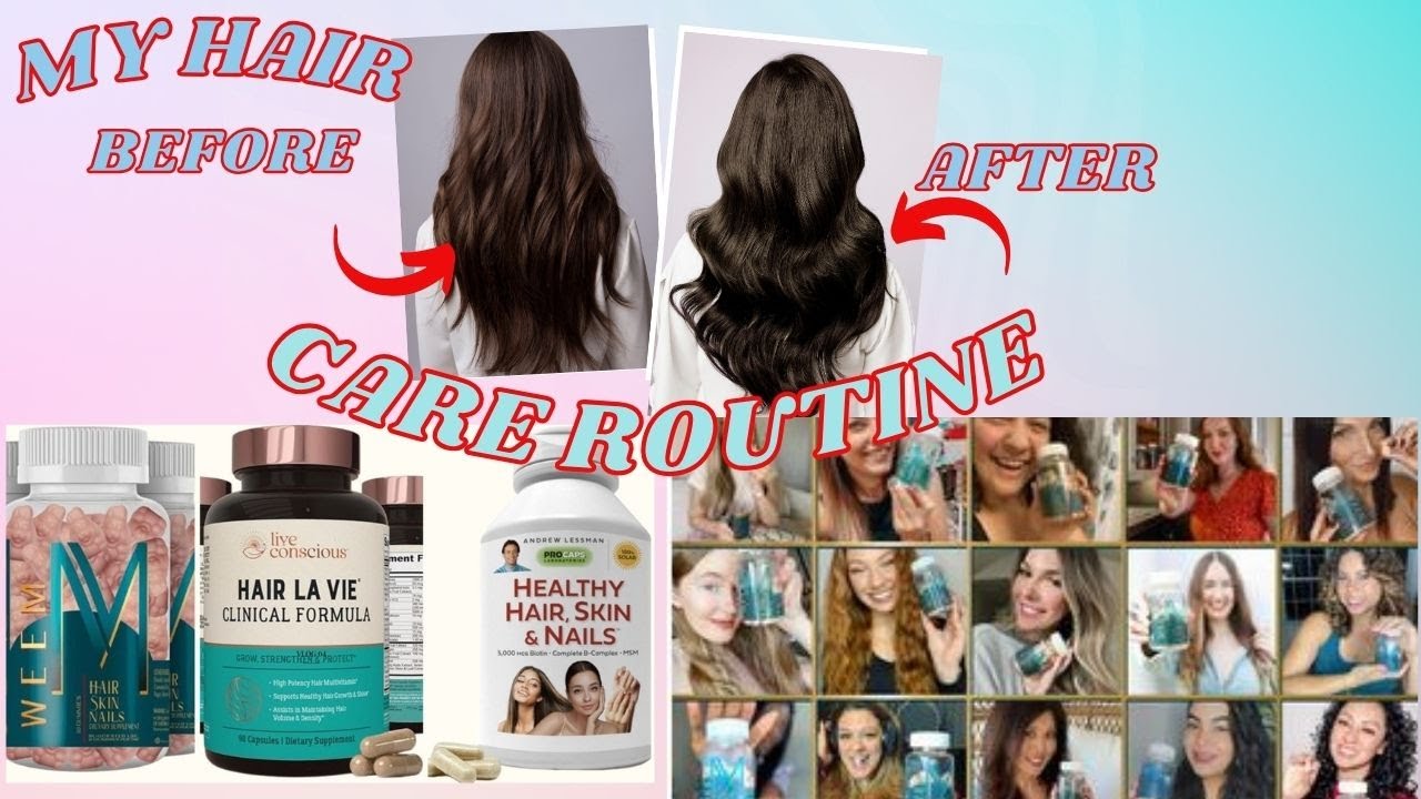 Best hair skin and nails supplement #haircare #hairstyle #hairtutorial #hairgrowth #hairloss #usa