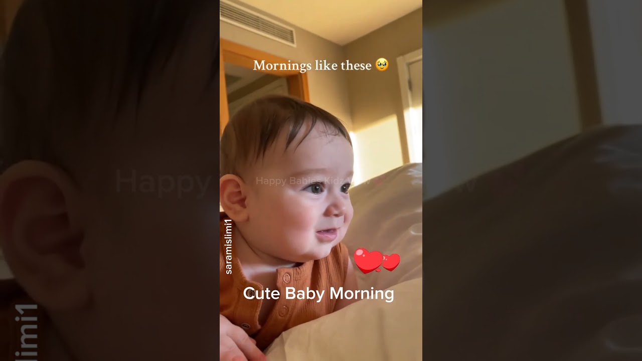 Cute baby morning 😘 Happy Babies Kidz View 💕 #happybabieskidzview