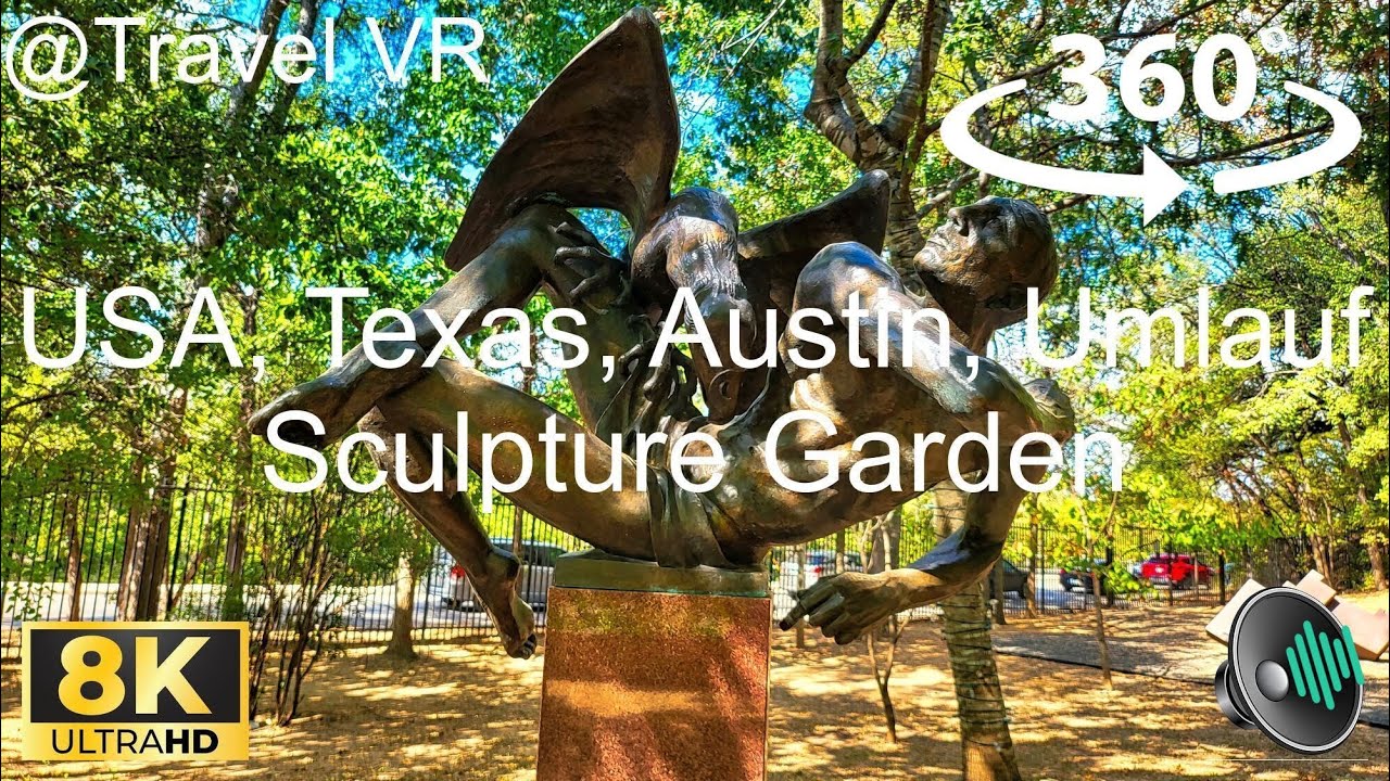 USA, Texas, Austin, Umlauf Sculpture Garden – Best Apple VisionPro/Quest 3 Travel 8K VR Experience