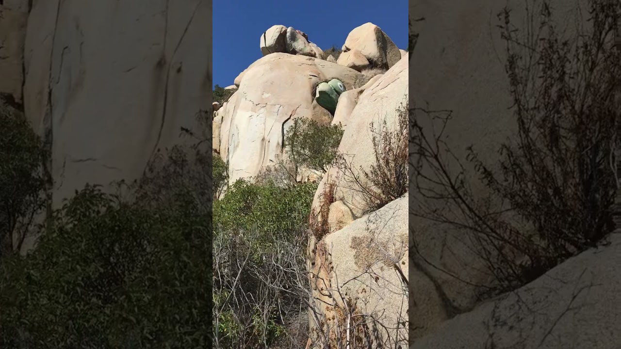 INSANE GRAFITTI ON CALIFORNIA MOUNTAIN TOP #CALI #USA #NATURE #TRAVEL #EXPLORE #HIKING #CLIMB #SOLO