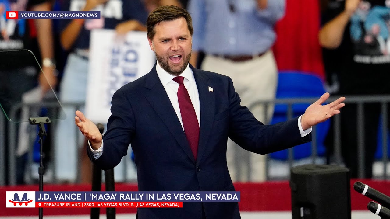 🇺🇸 JD Vance in Las Vegas, Nevada | 'MAGA' Rally & Press Briefing [Subtitles] (Oct 23, 2024)