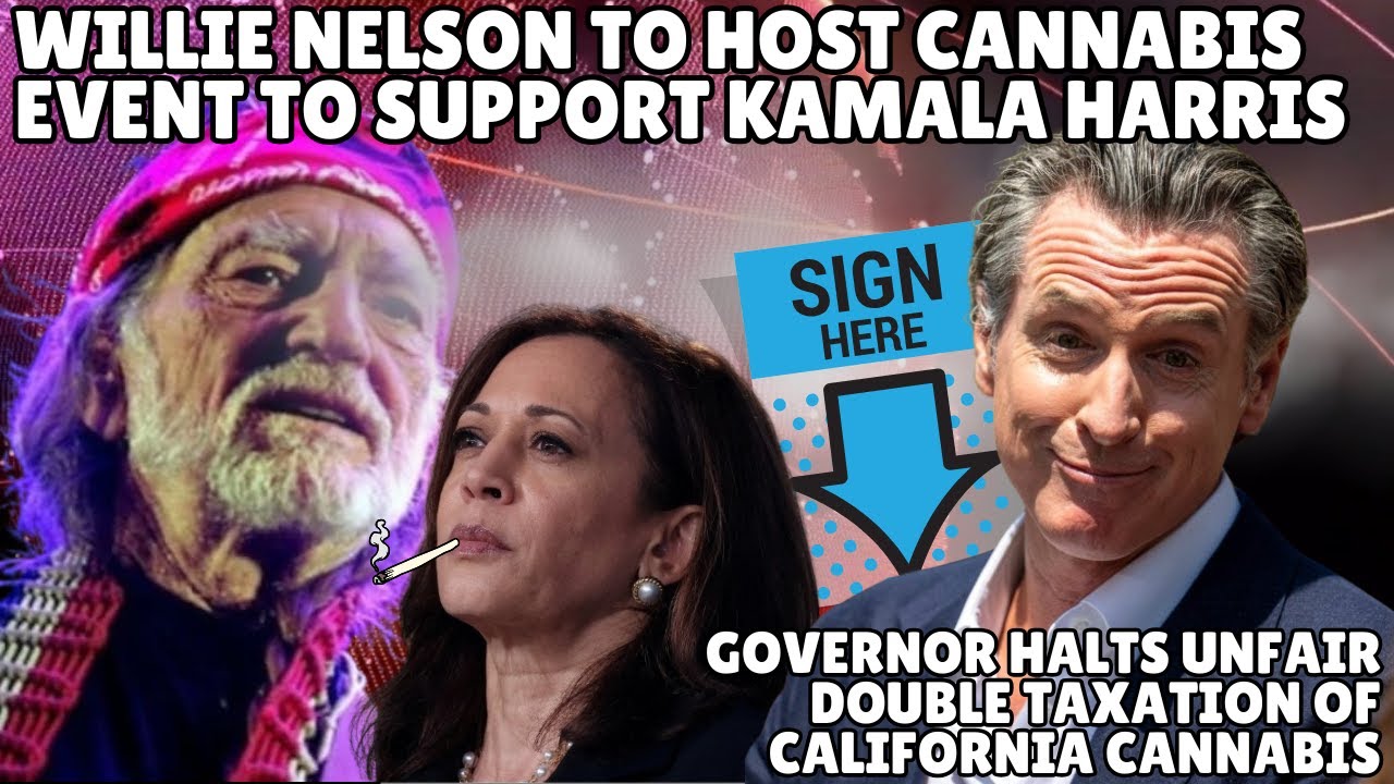 Willie Nelson To Host Cannabis Event To Support Kamala Harris