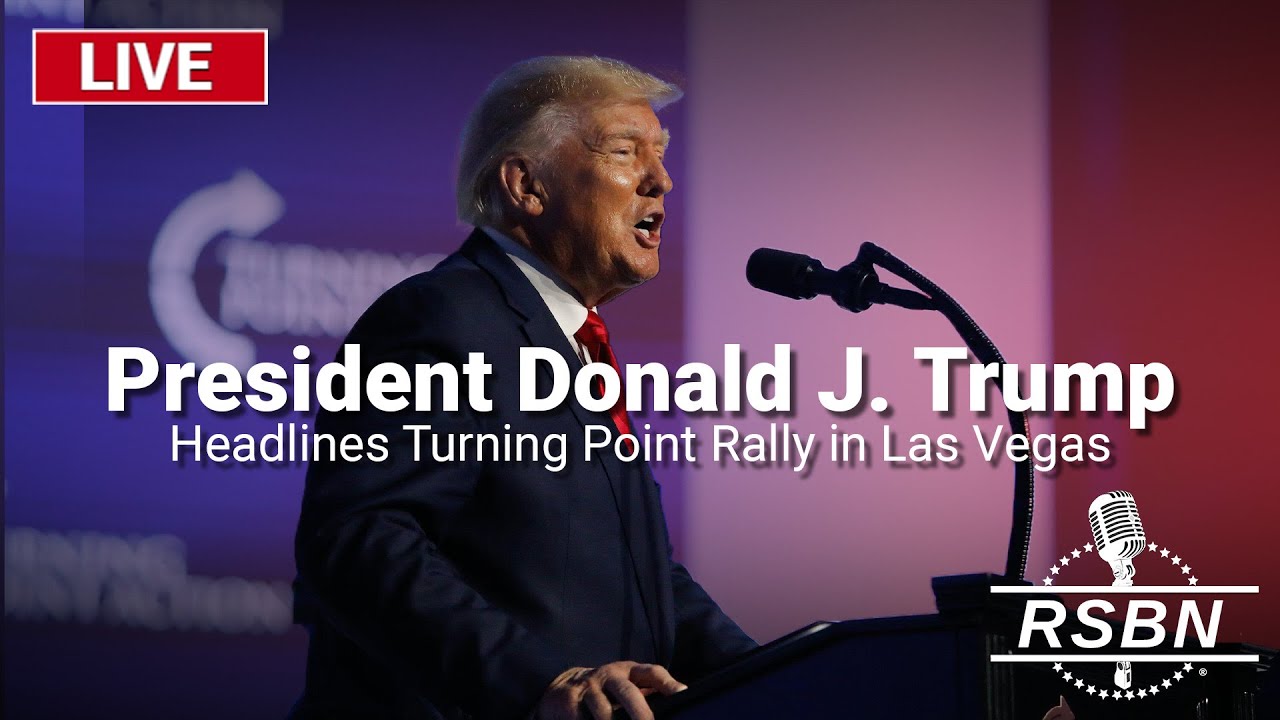 LIVE REPLAY: President Trump Headlines Turning Point Rally in Las Vegas – 10/24/24