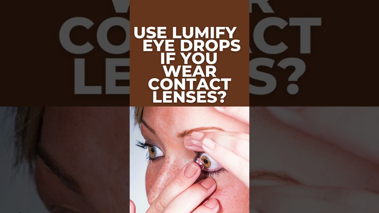 Lumify eye drops | if you wear contact lenses? | lumify eye drops #eyedrop #lumify #shorts