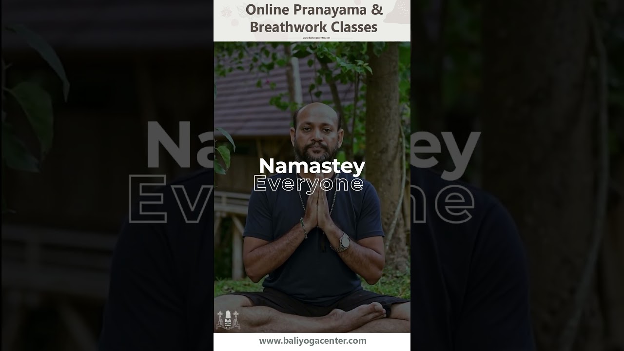 Online Pranayama & Breathwork Class #baliyogacenter #ubudbali l #pranayama #breathwork #peace