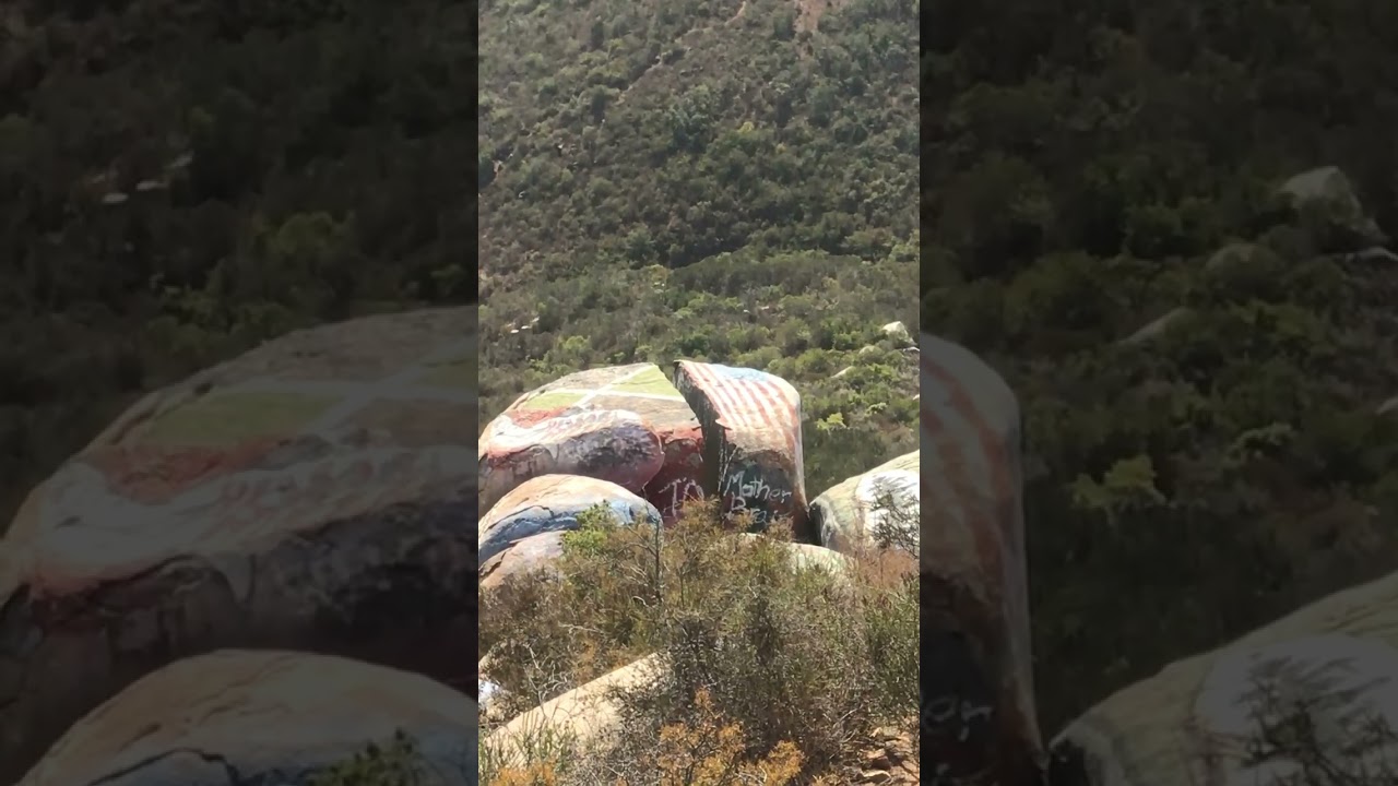 TOUR FROM TOP OF MYSTERY MOUNTAIN #VIEW #USA #CALI #NATURE #TRAVEL #SHORTS #SOLO #WOODS #DESERT #FIT