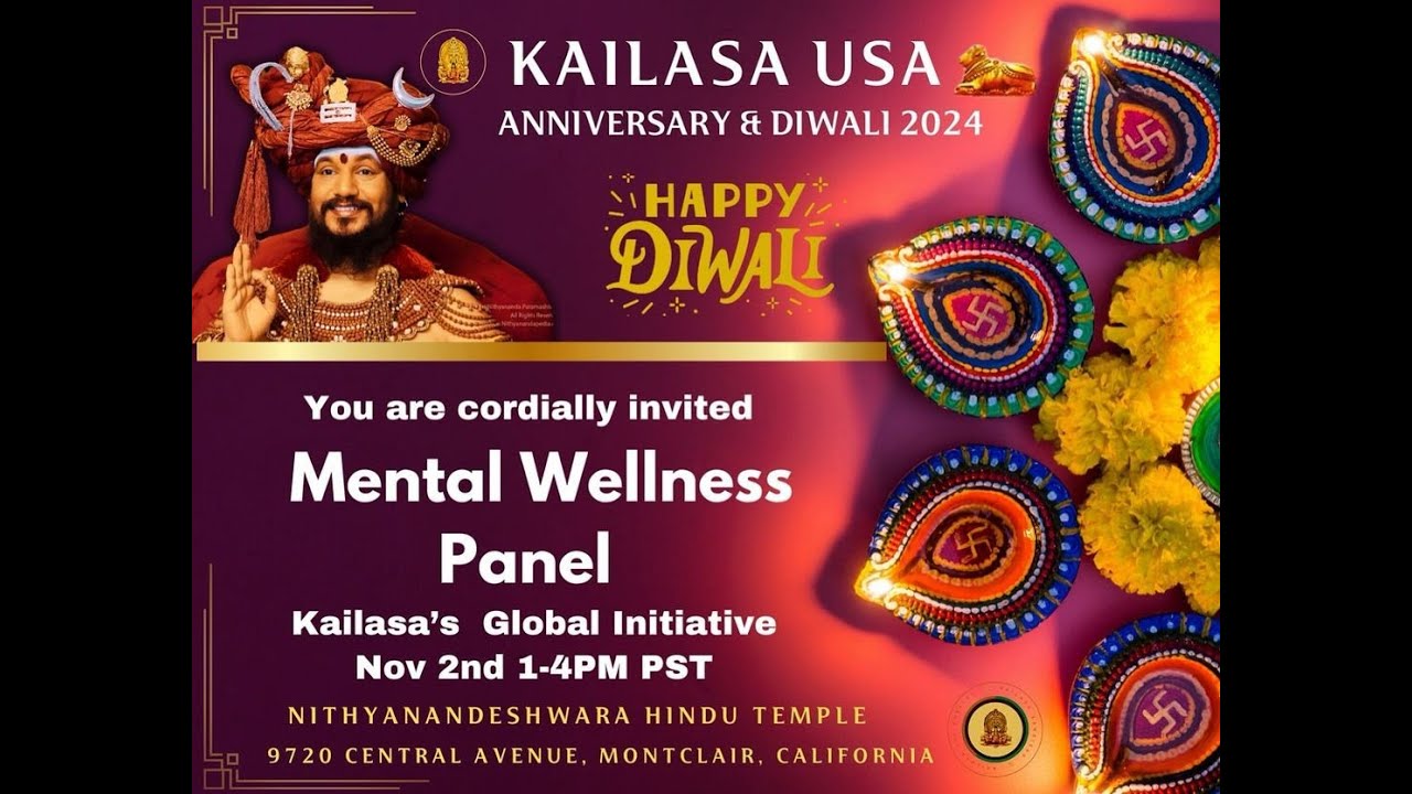 Diwali Mental Wellness Panel – KAILASA's Global Initiative