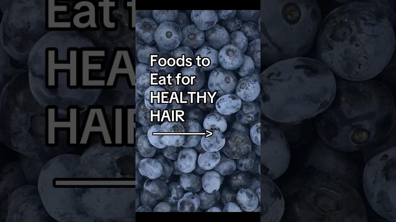 Foods to Lat for HEALTHY HAIR✨ #wellness #holistichealths #holistichealth #wellnesstips