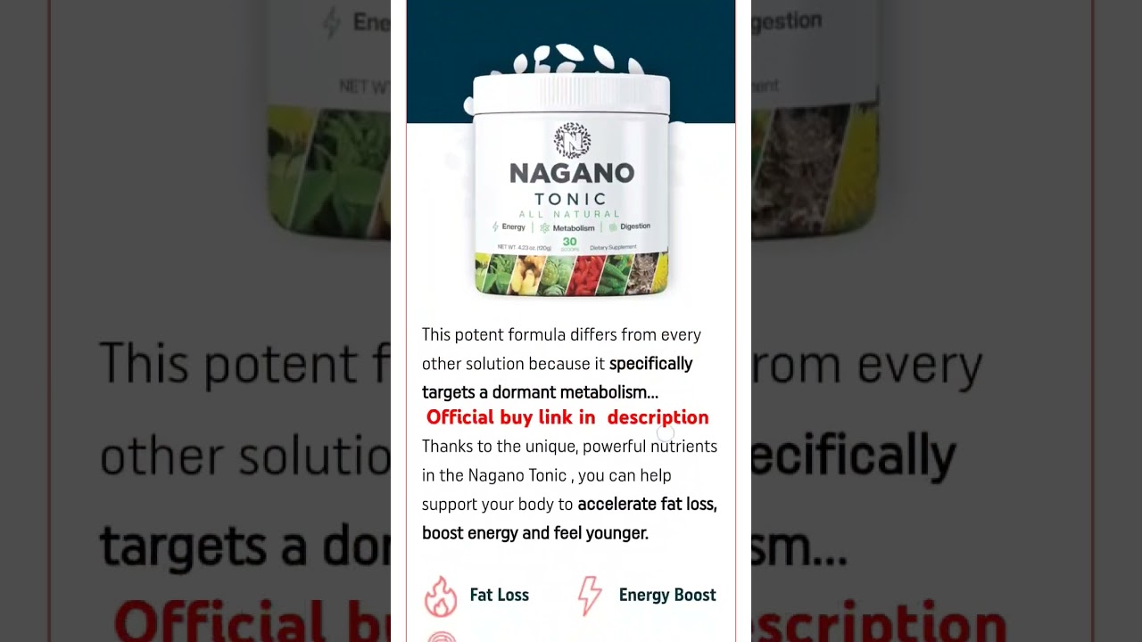 Nagano Tonic best weightloss Tonic USA 2024 😳 #shorts #weightloss #shortsfeed #naganotonic #trending