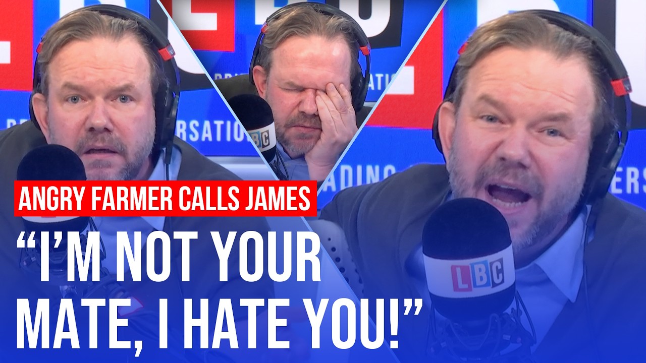 Furious farmer who hates James O'Brien calls in to debate inheritance tax | LBC