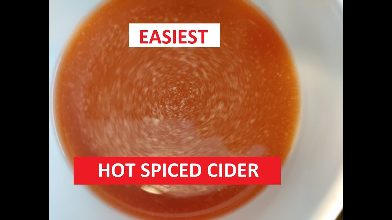 Deliciously Simple Spiced Cider Recipe