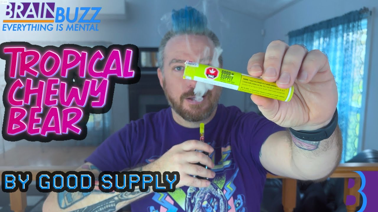 92% THC Distillate Vape: Tropical Chewy Bear by Good Supply -Tastes like gummy bears!