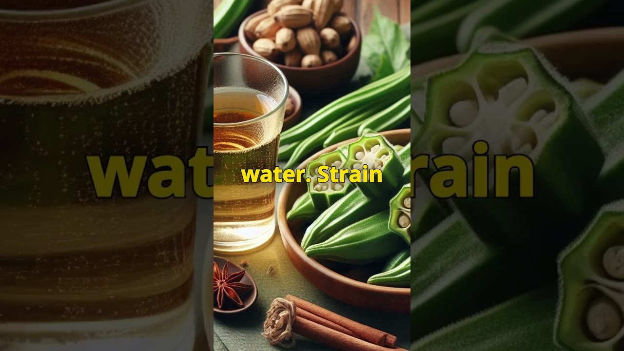 Easy Steps to Make Okra Water  #us #usareels #usa