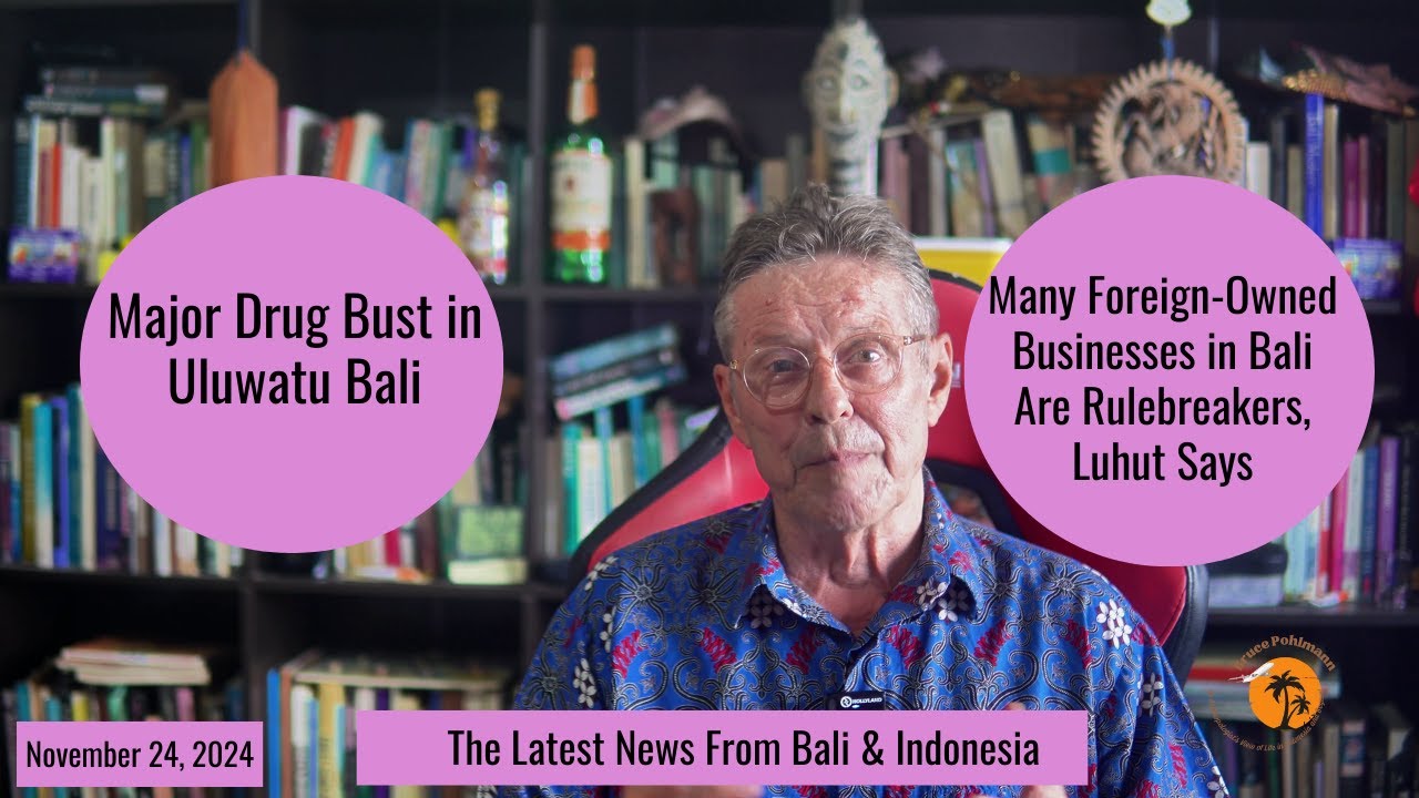 Major Drug Bust in Uluwatu Bali & Many Foreign-Owned Businesses in Bali Are Rulebreakers, Luhut Says