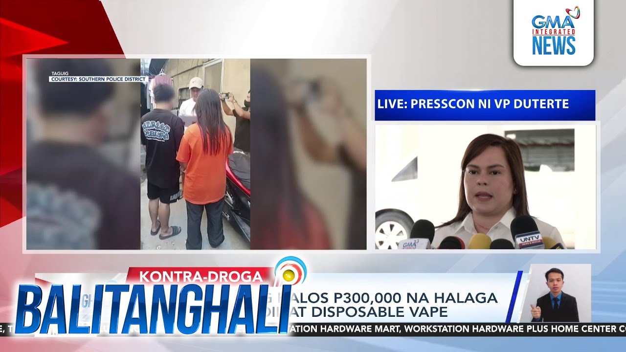 2, nahulihan ng halos P300,000 na halaga ng marijuana oil at disposable vape | Balitanghali