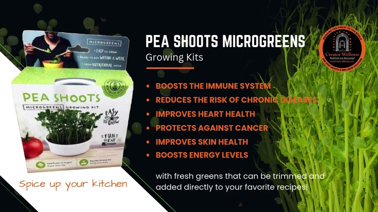 Creator Wellness | Microgreens | Pea Shoots Microgreen | IIS USA