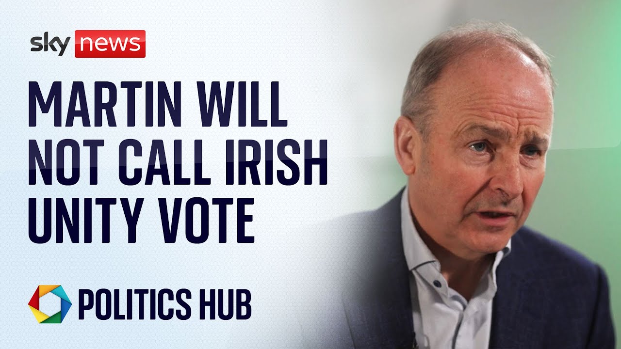 Fianna Fáil leader Micheál Martin will not call for vote on Irish unity