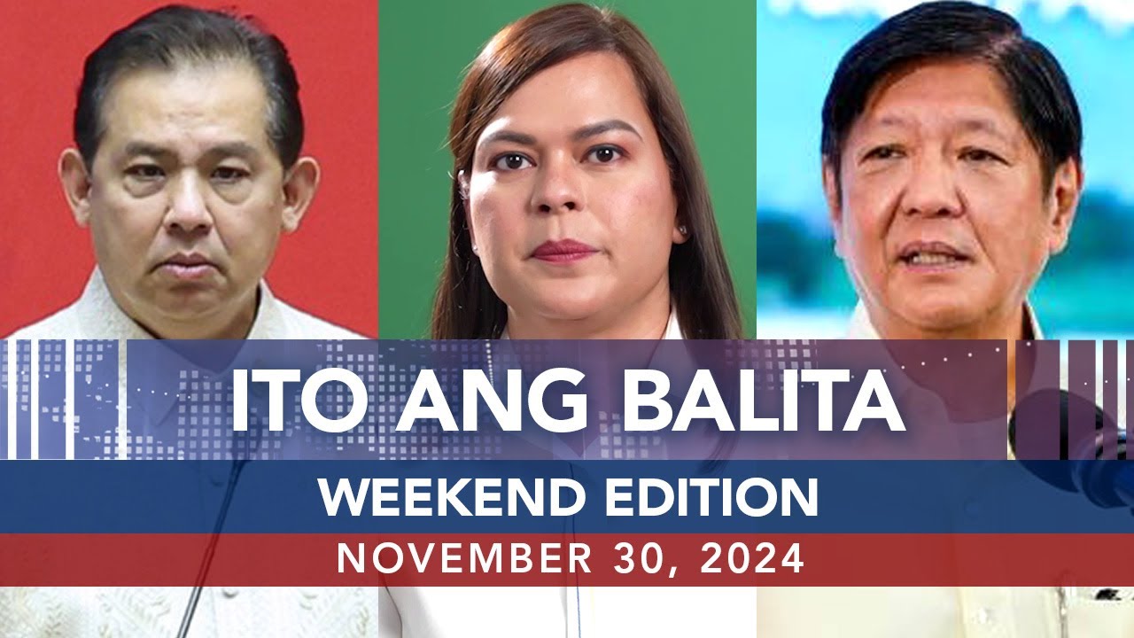 UNTV: Ito Ang Balita Weekend Edition | November 30, 2024