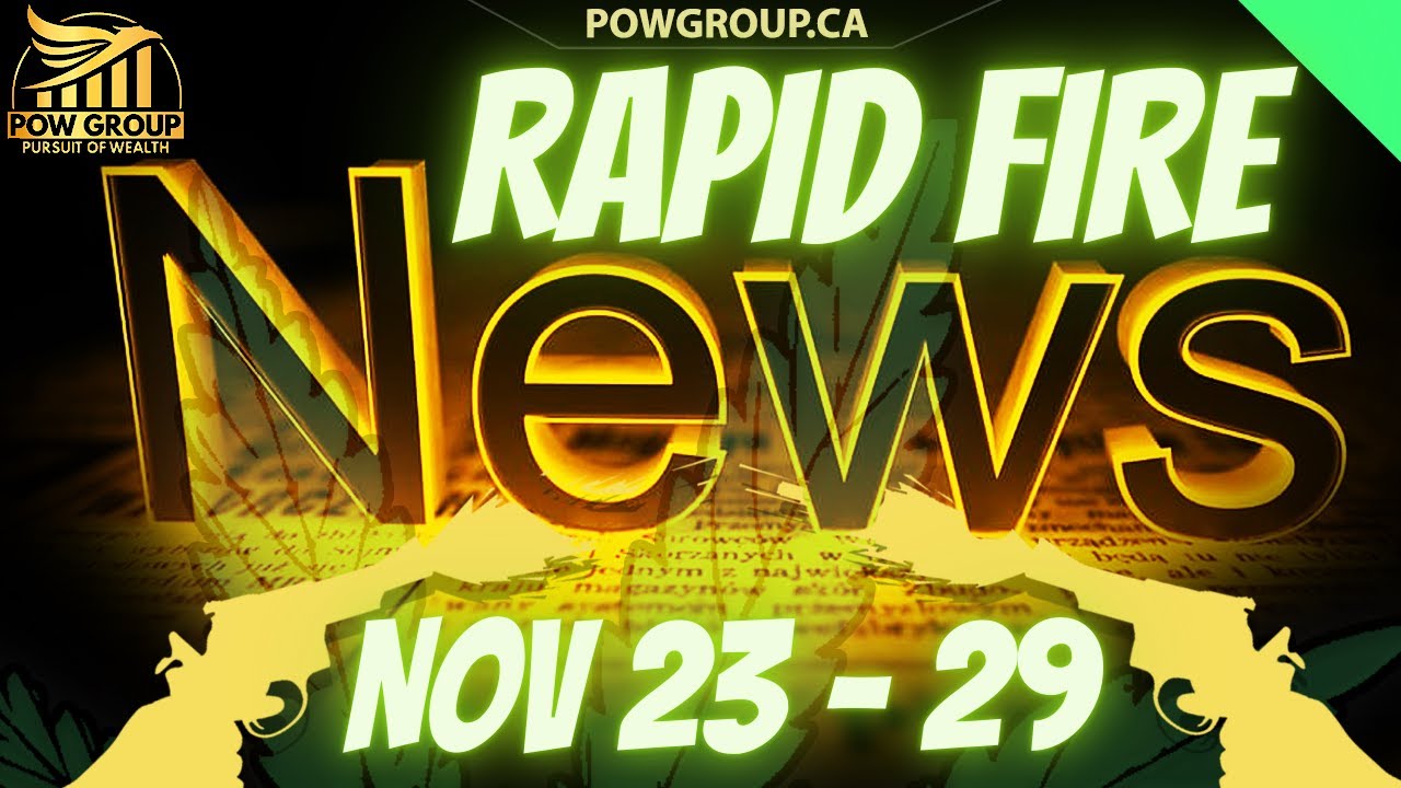 Cannabis News Weekly Recap & Rapid Fire Updates (November 23 – 29, 2024)