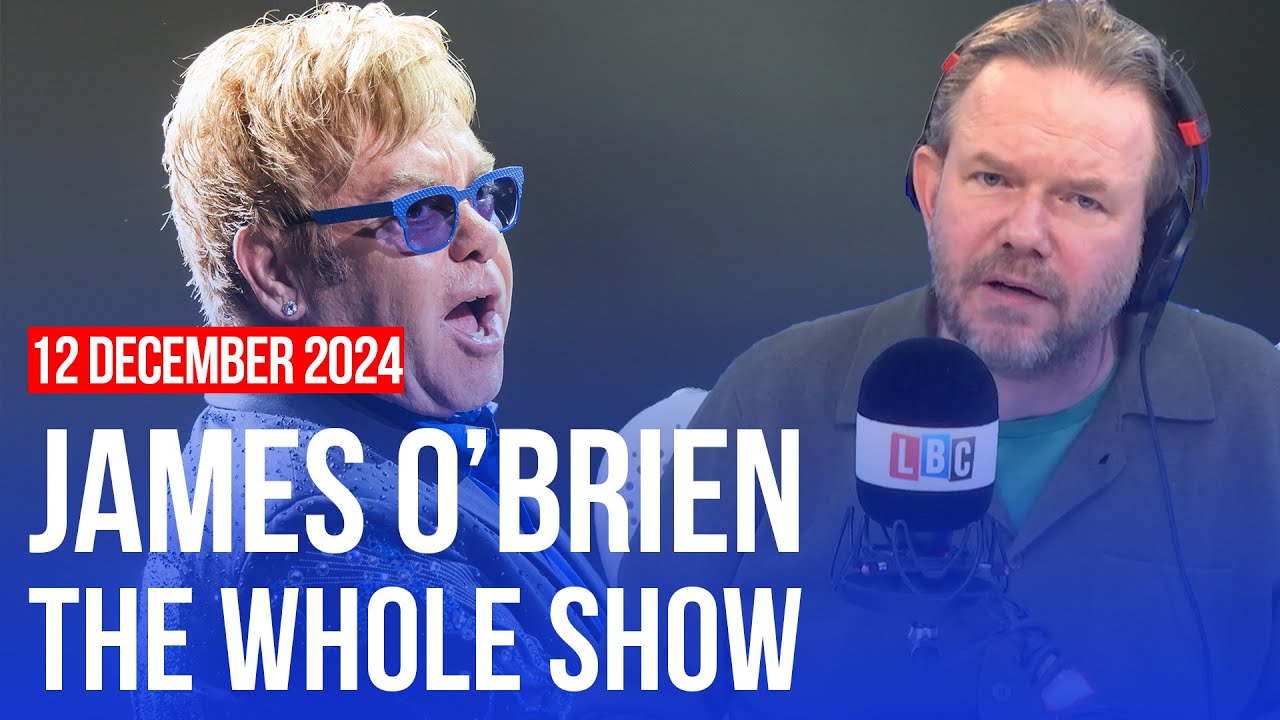 Elton John: Weed legalisation was a mistake | James O’Brien – The Whole Show