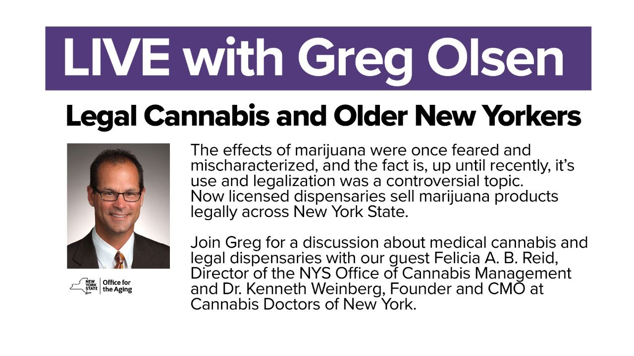 Live with Greg | Older Adults and Legal Cannabis