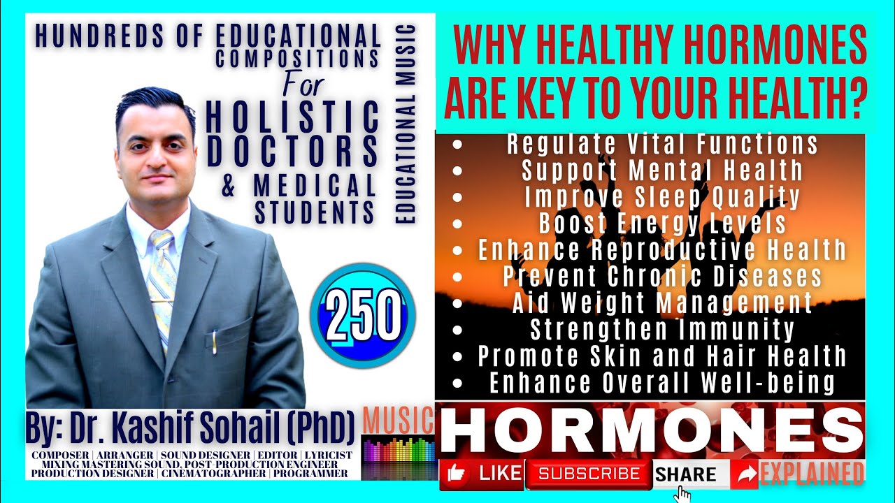 Educational Music 250 Holistic Doctors| HEALTHY HORMONES ARE KEY TO YOUR HEALTH? | Dr. Kashif Sohail