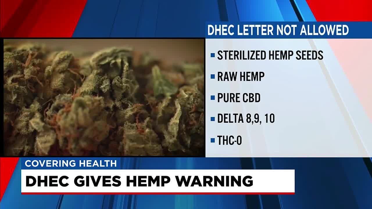 DHEC Gives Hemp Warning