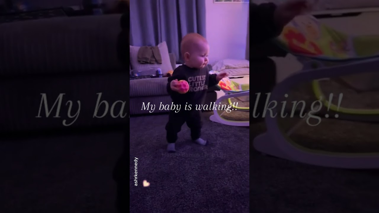 My baby is walking 💖Happy Babies Kidz View 💕 #happybabieskidzview